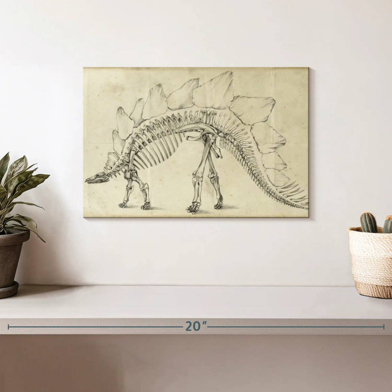 Brampt Dinosaur Study III, H 8 po x l 12 po