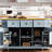 Kitchen Island On Wheels Drop Leaf And Power Outlet-812055733