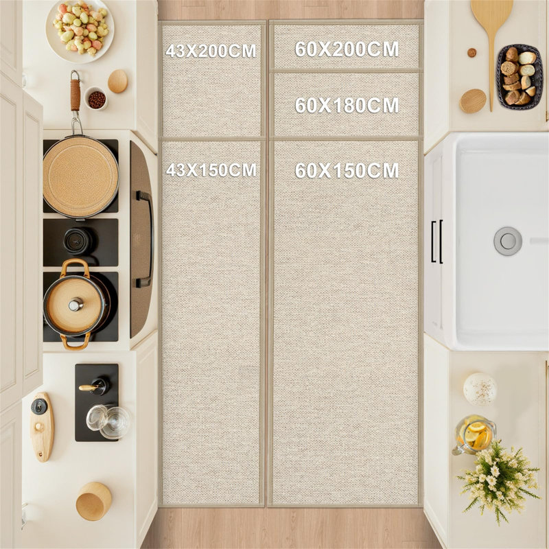 Polyester Non-Skid Kitchen Mat