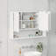 60mm W 78mm H Wall Mounted Required Medicine Cabinet Mirror-1194178952