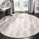 Rodgers Hand Woven Flat Weave Wool/Cotton Geometric Rug in Gray/Ivory