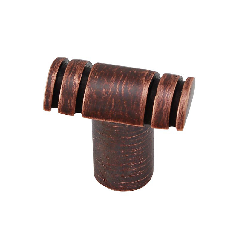 Archimedes Bar Knob, 1" H x 0.56" W x 1" D, Antique Silver