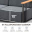Ensemble de conversation d'extérieur pour 5 à 7 personnes Coan Archlebov-2114936955