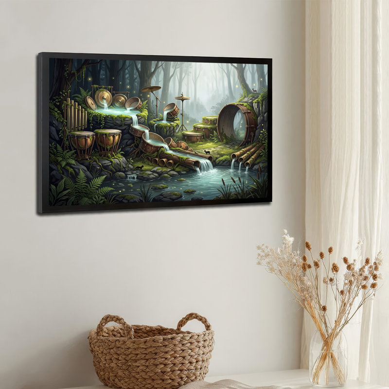 Art mural sur toile Fantasy Forest, 20"H x 30"W
