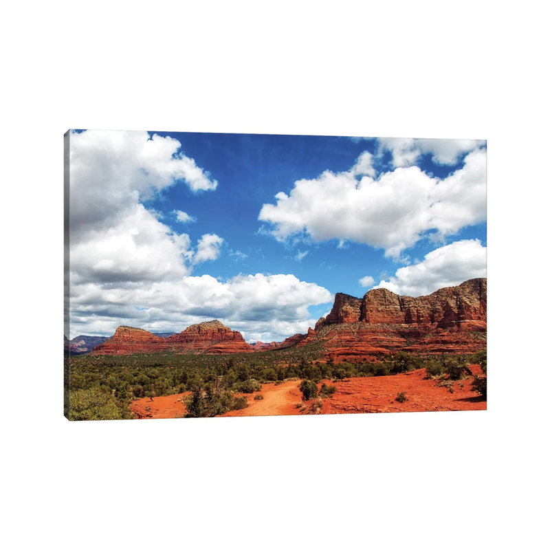 Red Rock Buttes In Sedona Arizona USA by Susan Schmitz - Wrapped Canvas Gallery-Wrapped Canvas Giclée