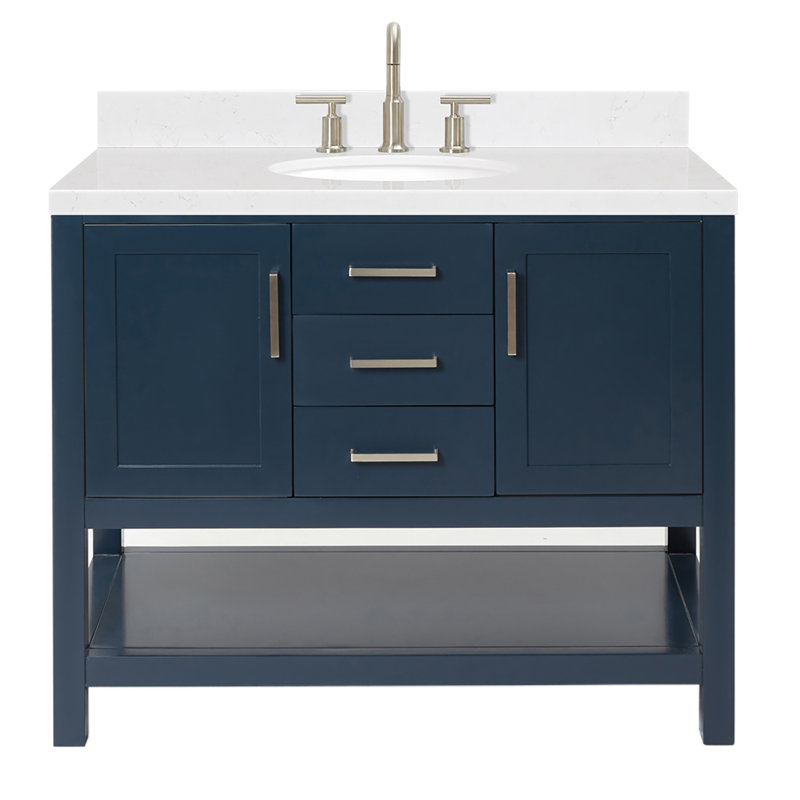 Bayhill Single Vanity, Midnight Blue, 54"