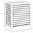 Lid Laundry Container With Removable Liner, 19.75X14.25X23.5 Inches, White, Space For Organized Clothing White Hamper And Compact Tidy