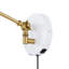 Cimarron Iron Plug-in Swing Arm Sconce with USB Charging Port-67638427