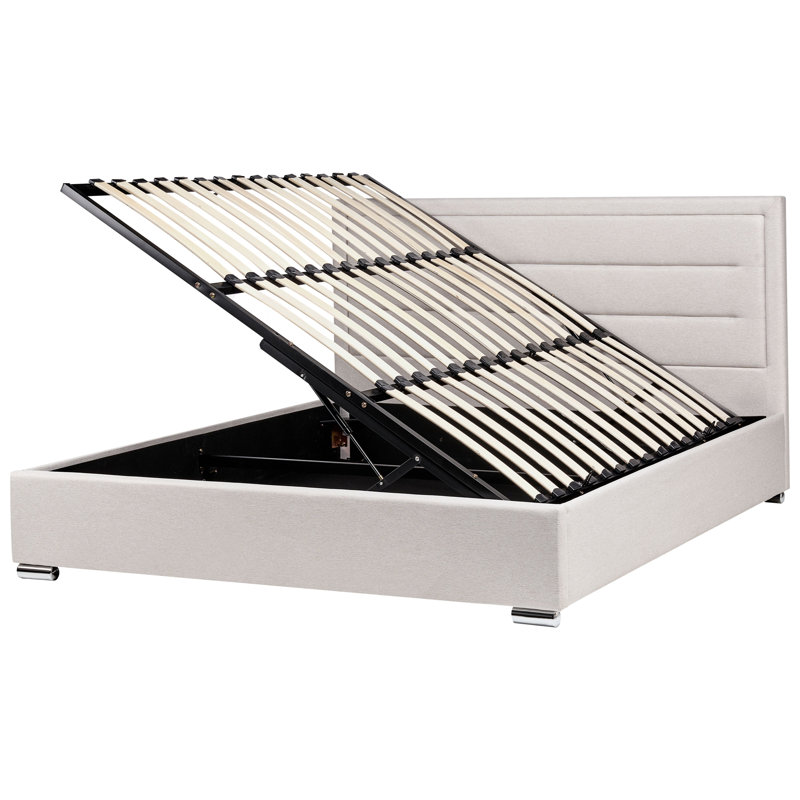 Takerra Upholstered Ottoman Storage Bed, Super King (6')