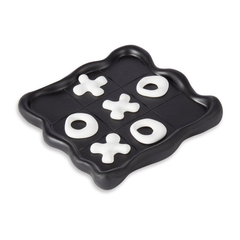 Ensemble de tic tac toe en résine