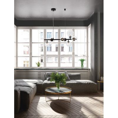 ODILLIA 7 - Light Black Kitchen Island Pendant