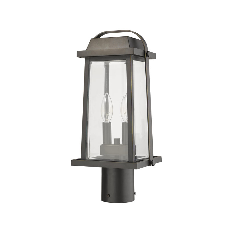 Sisto Transparent Pier Mount Light, Oil Rubbed Bronze