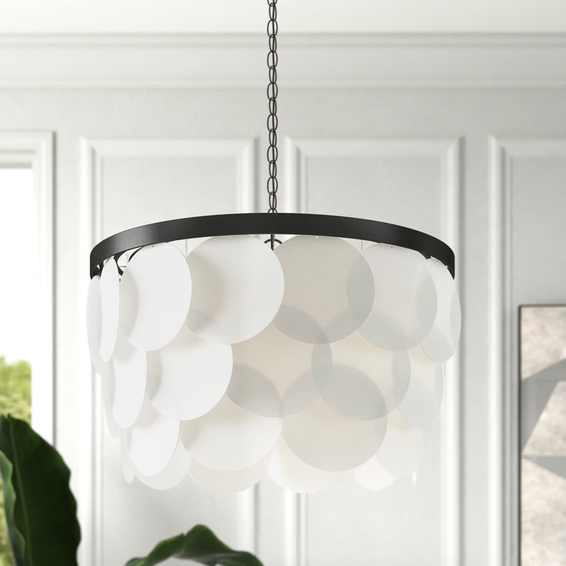 Ainsley 8 - Light Dimmable Tiered Chandelier, Satin Bronze, Not Energy Star, No