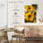 Harnek Bright Yellow Sunflowers