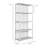 Casablanca 75.5" H x 35.5" W Standard Bookcase-17297818