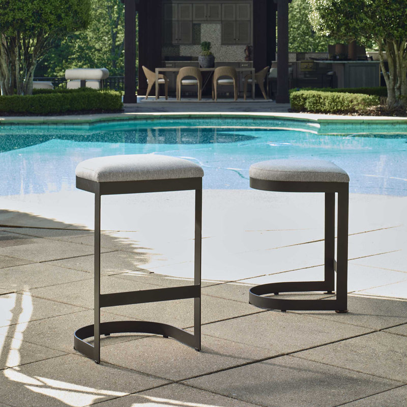 Uttermost Maude Outdoor Bar Stool, 30"