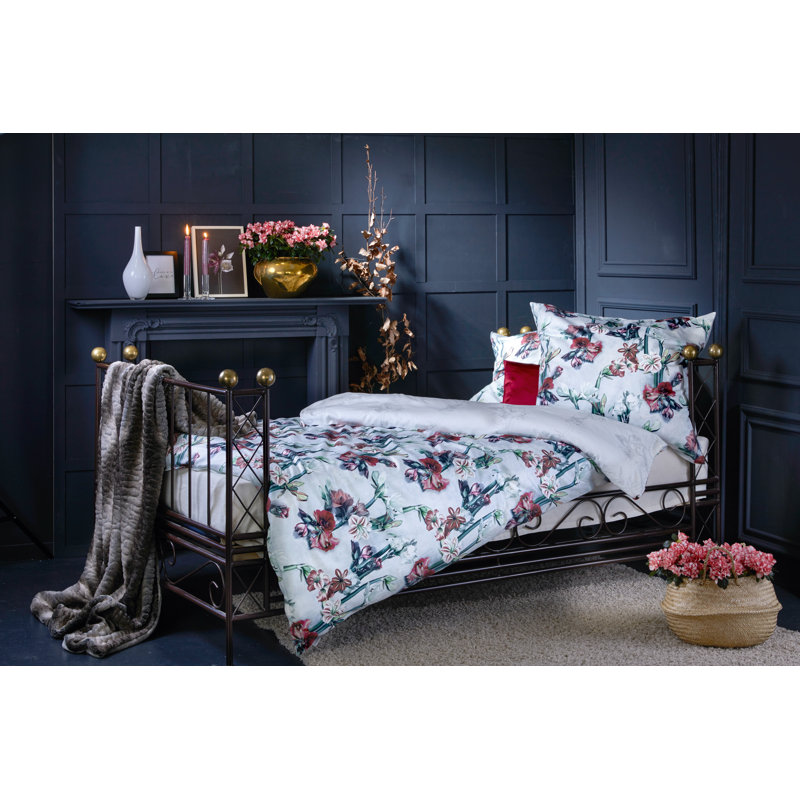 Vivienne Cotton Floral Duvet Cover, 135 x 200cm Duvet Cover