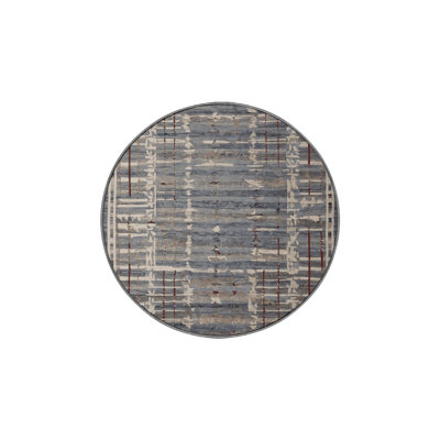 Machine Washable Gray Area Rug