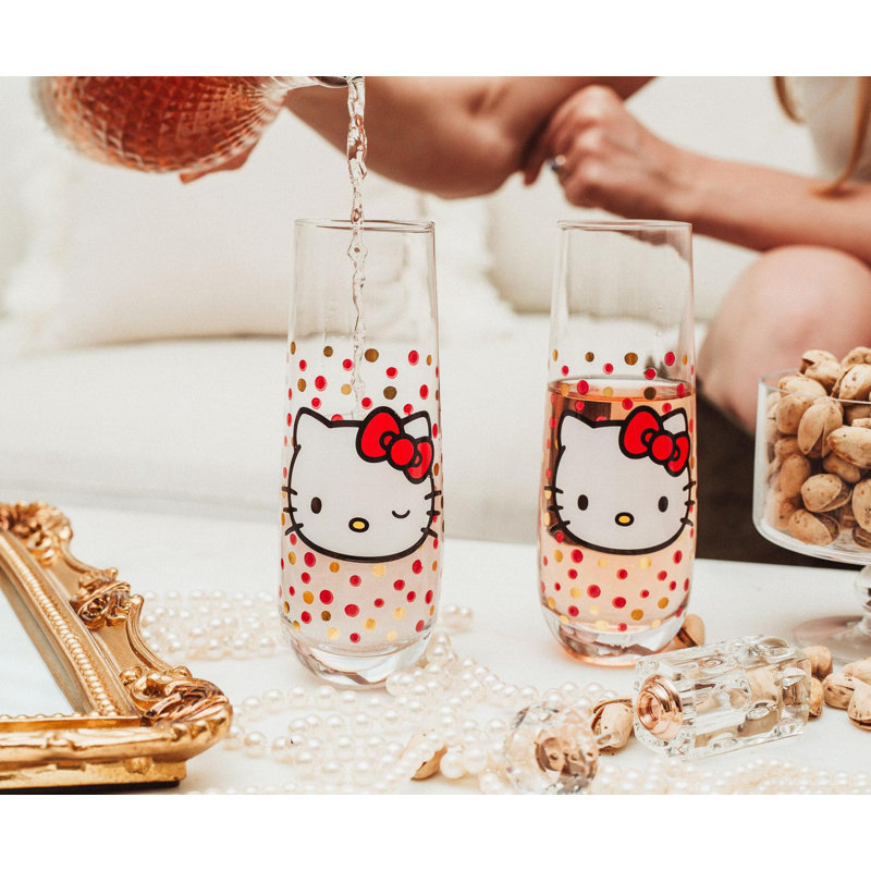 Ensemble de verres Hello Kitty 2 pièces