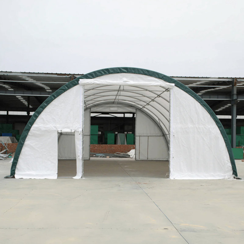 Remise de rangement galvanisée 30 po x 65 po x 15 pi