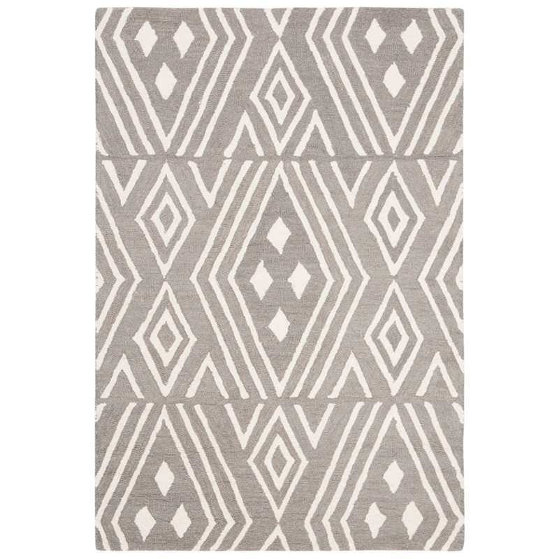 Allenhurst Rectangle Geometric Hand Woven Area Rug, Rectangle 122 x 183 cm