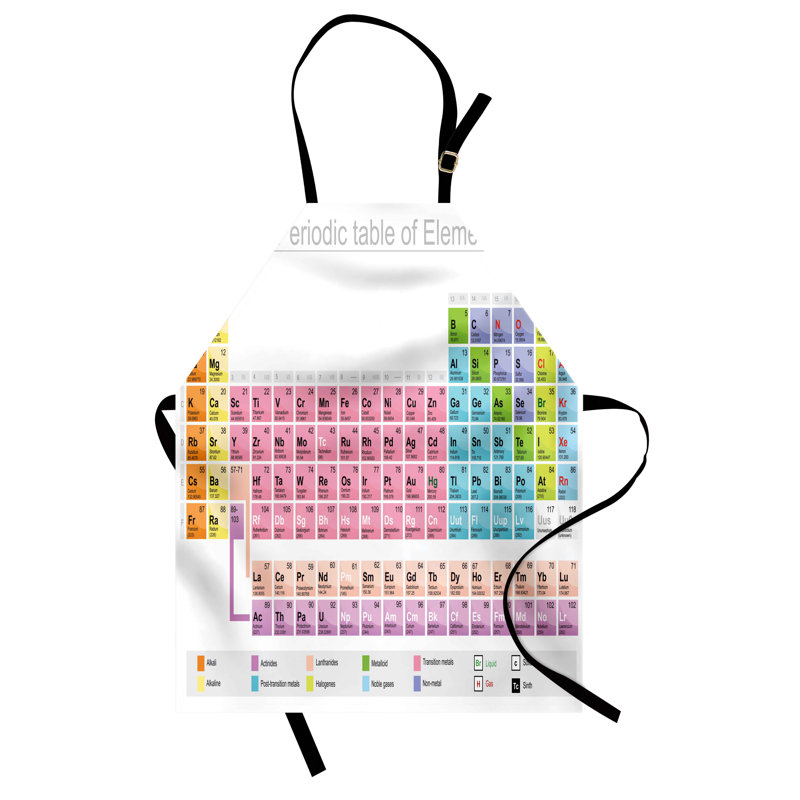 Multicolore One tablier de table périodique Allium Way®