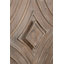 Buffet Mid-Century Buffet avec pieds en bois massif 60 po Armoire de rangement crédence avec 4 portes en losange à motif convexe et 2 tablettes console pour salon, etc.-239288939