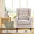 Angiolino Upholstered Button Tufted Small Accent Chair Armchair-1407721419