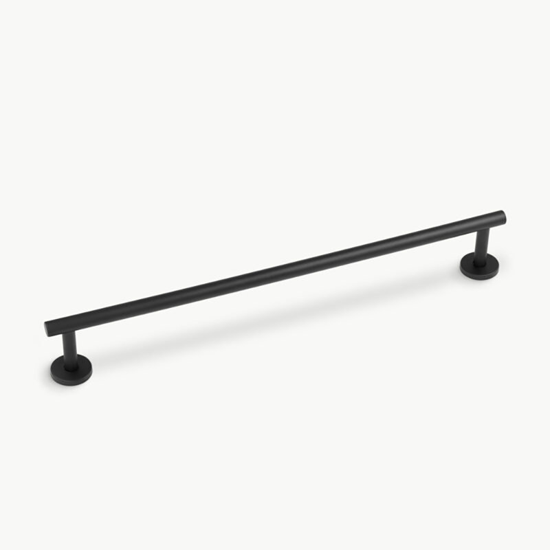 Biscayne Towel Bar Matte Black, Matte Black