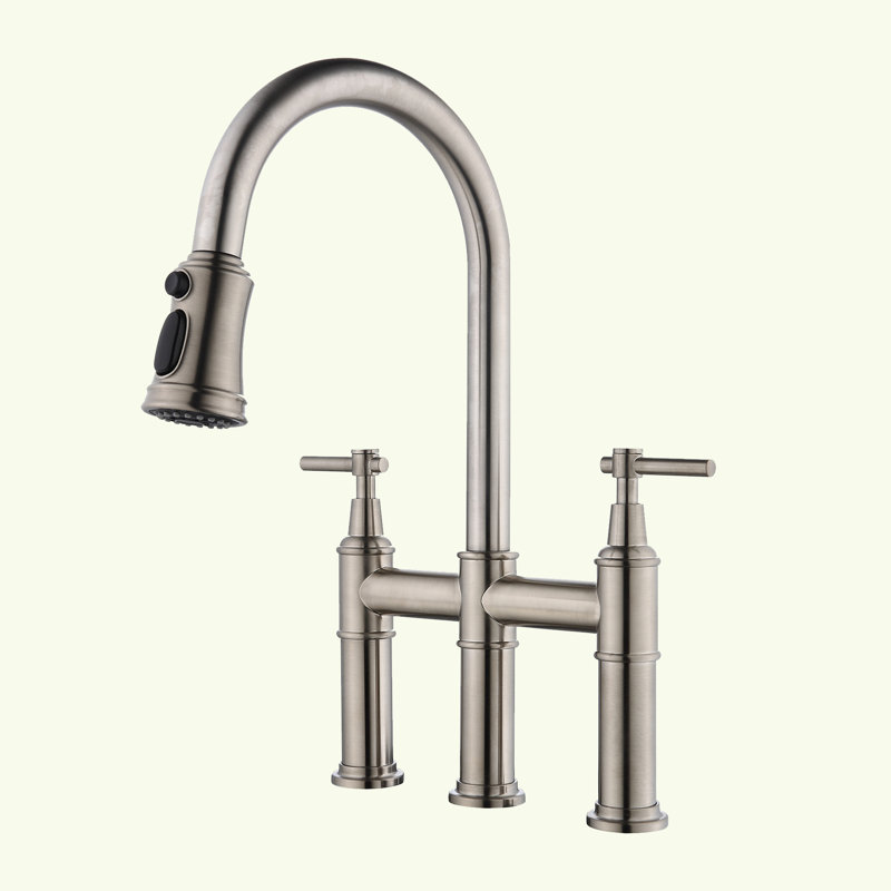 Naiyafly Pull Down Kitchen Faucet, Silver