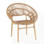 Ensemble de 2 chaises d'extérieur en osier-26088297