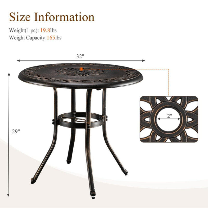 Table de patio Classic Classic