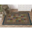 Tapis intérieur / extérieur en polypropylène tissé à la machine Sadaya-966123914