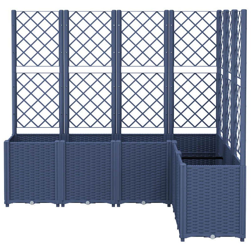 Bubik Planter Box, Blue Grey