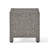 Cube Shape Rattan Accent Table-1815271571