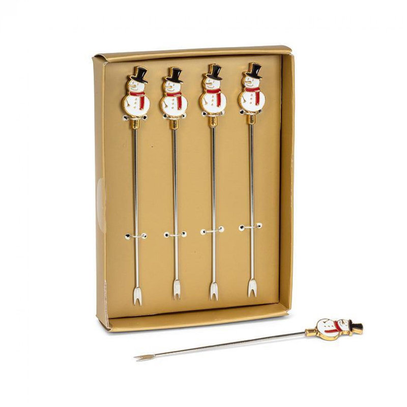 Ensemble de 4 choix de bonhomme de neige