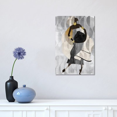 Neutral Dancing Woman II by Nikki Chu - Print on Canvas