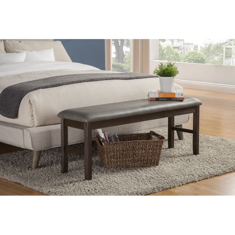 Channel Island Dining Bench, Walnut