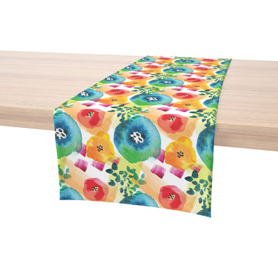 Table Runner, 100% Cotton, Floral 192