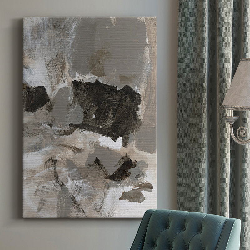Moka I - peinture sur toile tendue, H 27 po x l 16 po x P 1,5 po