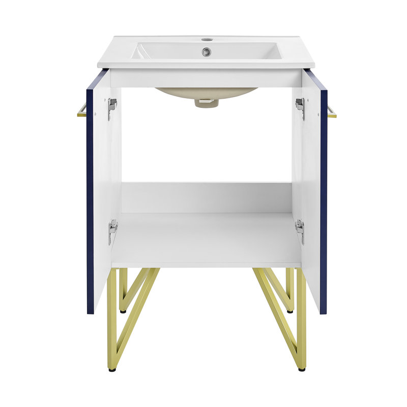 Annecy 24" Bathroom Vanity, Navy Blue