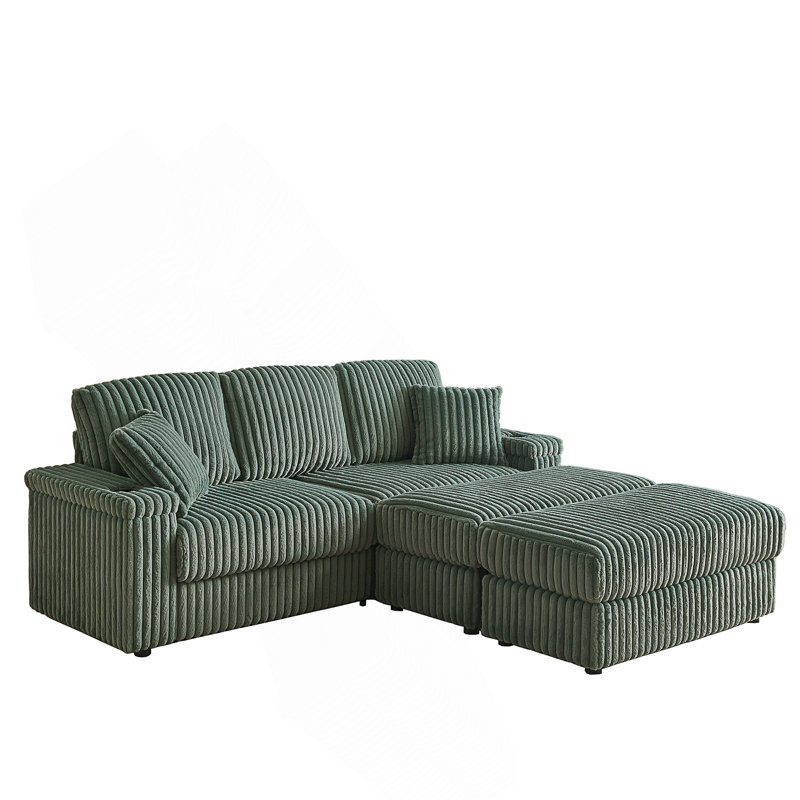 84" 3-Seater Upholstered Sofa