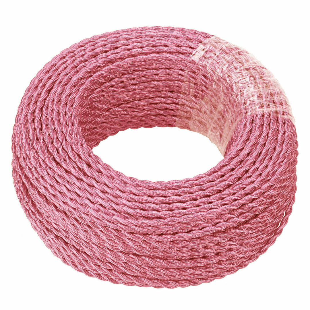 Anshika 3Core Twisted Vintage Coloured 0.75Mm Braided Fabric Flexible Electrical Hight Quality UK Lighting Wire Cable