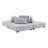 Modway Saunter, 4-Piece Sectional Sofa, Light Gray-2064819776