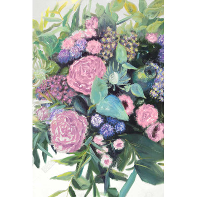 «Melody Of Fuchsia Flowers» sur toile