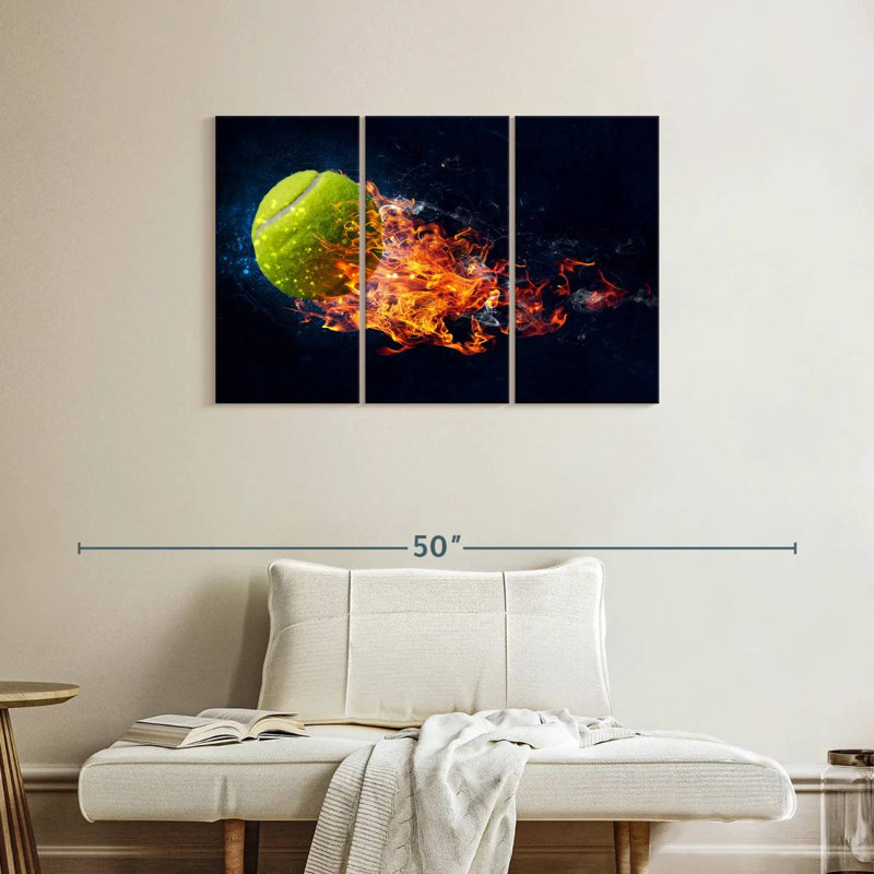 Balle de tennis Sireci Blazing, H 24 po x l 38 po