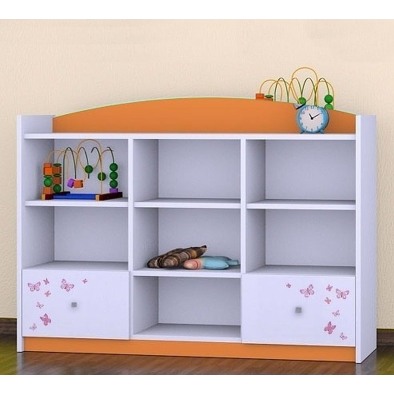 Marina 92cm H X 129cm W Kids Cube, Orange