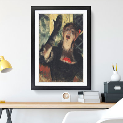 Cafe Singer by Edgar Degas - Picture Frame Painting