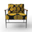 Chaise d'appoint rembourrée Huppert Watercolor-412275393