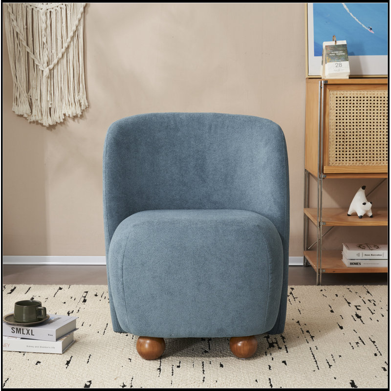 Chaise d'appoint polyvalente et moderne avec construction robuste et revêtement confortable, Bleu